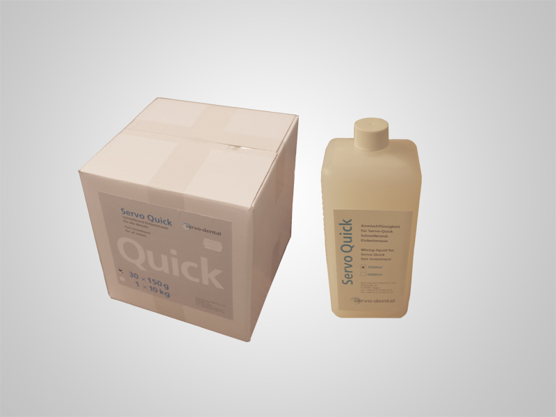 Einbettmasse - Servo-Quick 30x150g inklusive 1l Liquid