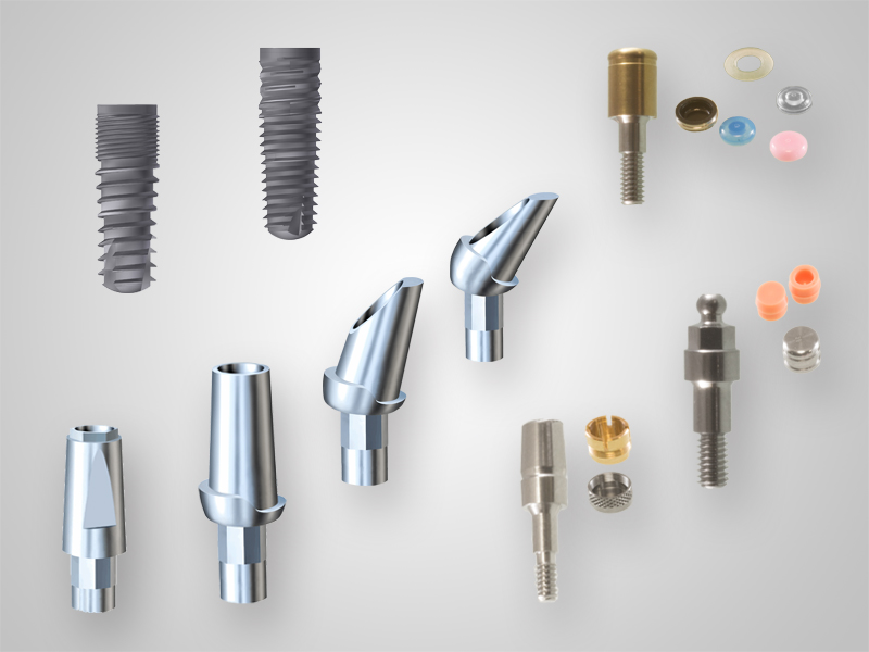 Zweiteilige Implantate